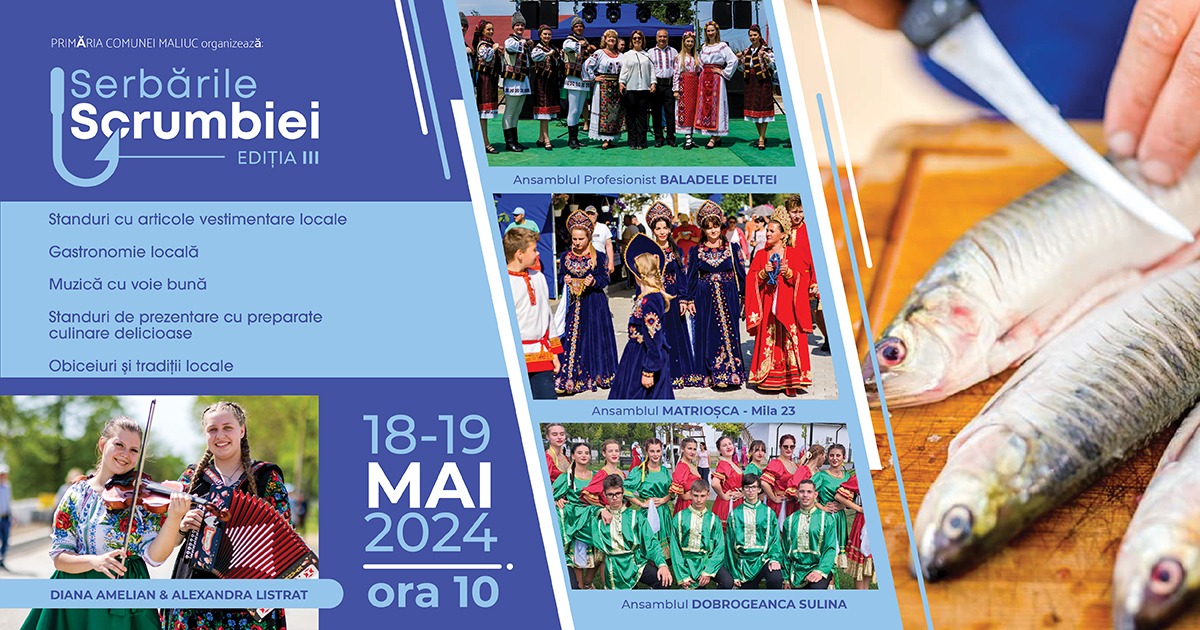 Festivalului Serbările Scrumbiei: Evenimentul Cultural al Anului 2024 în Delta Dunării